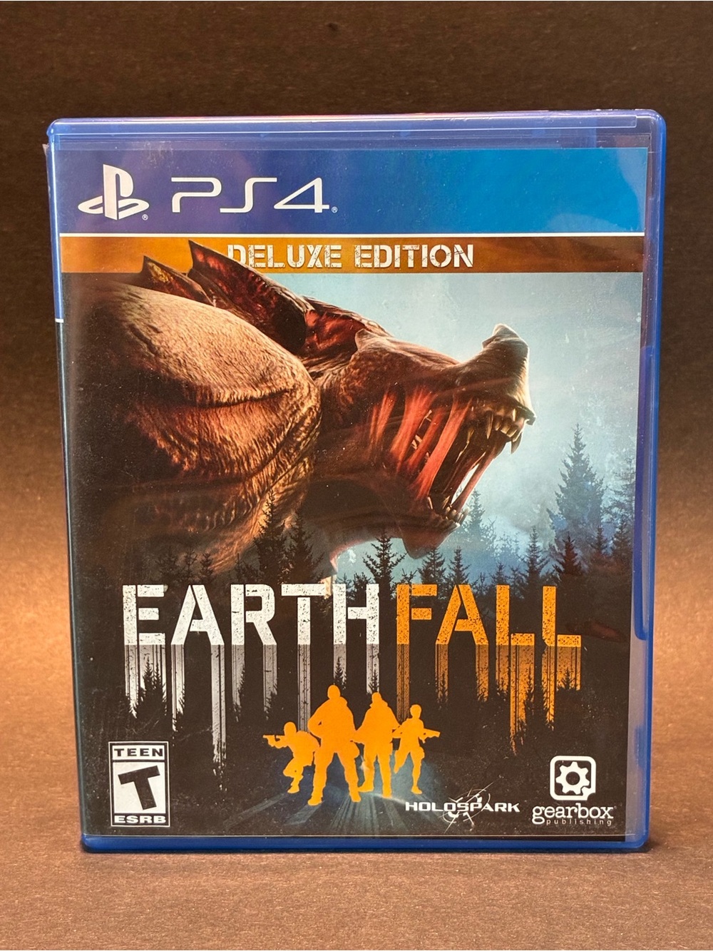 PS4 Earthfall Deluxe Edition Video Game - PlayStation 4 Blue Case 2018